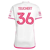 Men's adidas Cedric Teuchert White St. Louis City SC 2024 The Confluence Kit Authentic Player Jersey
