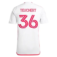Maillot de joueur réplique adidas Cedric Teuchert pour homme St. Louis City SC 2024 The Confluence Kit White