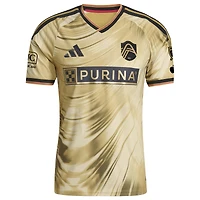 Men's adidas Daniel Edelman Yellow St. Louis CITY SC 2026 The Tina Turner Kit On-Field Authentic Patch Jersey