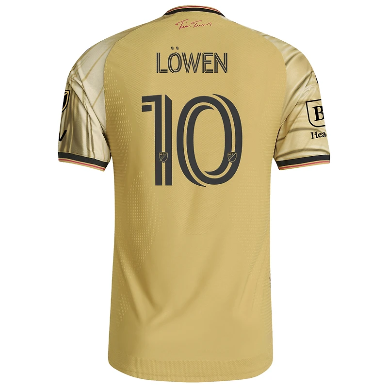 Men's adidas Eduard Löwen Yellow St. Louis CITY SC 2026 The Tina Turner Kit On-Field Authentic Patch Jersey