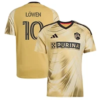 Men's adidas Eduard Löwen Yellow St. Louis CITY SC 2026 The Tina Turner Kit Replica Jersey