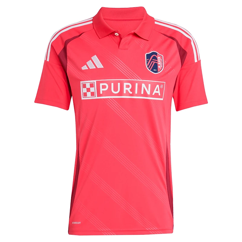 Maillot réplique rouge adidas Fallou Fall St. Louis CITY SC 2025 Forever pour homme