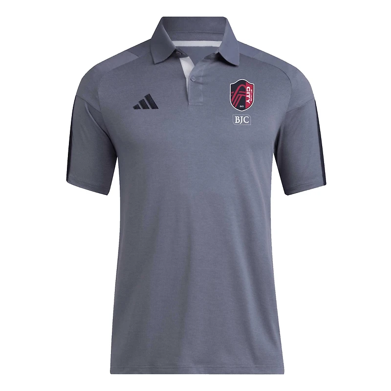 Men's adidas Gray St. Louis City SC 2024 Training Polo