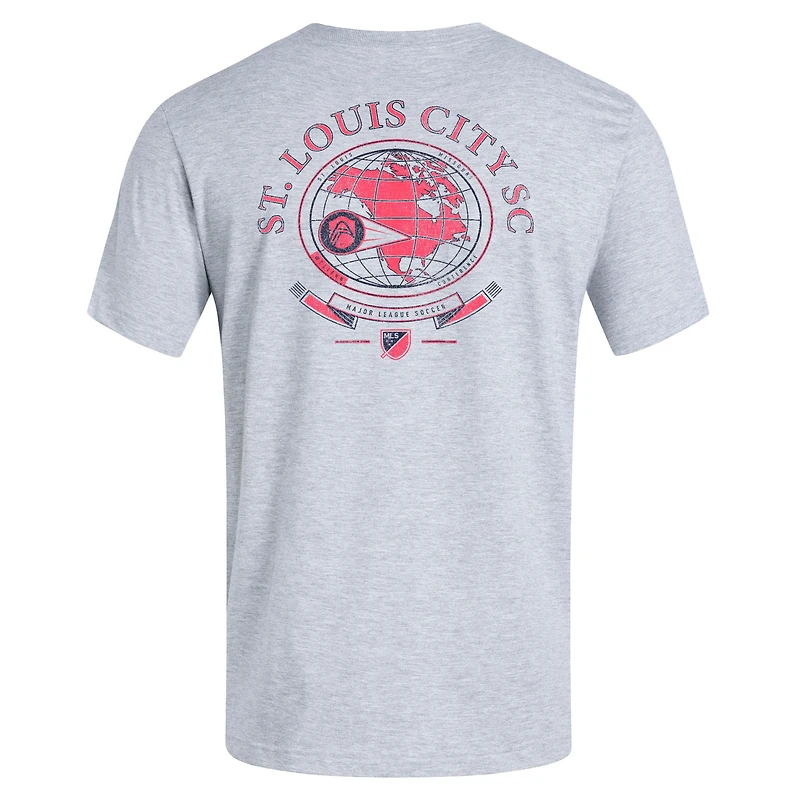 Men's adidas Heather Gray St. Louis CITY SC World Pitch T-Shirt