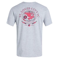 Men's adidas Heather Gray St. Louis CITY SC World Pitch T-Shirt