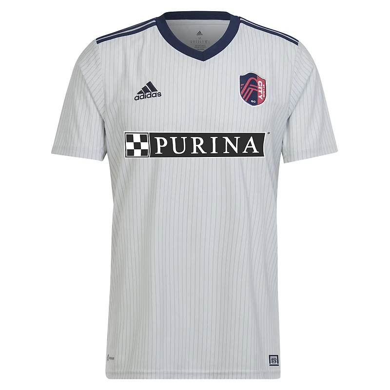Men's adidas João Klauss Gray St. Louis City SC 2023 The Spirit Kit Replica Jersey