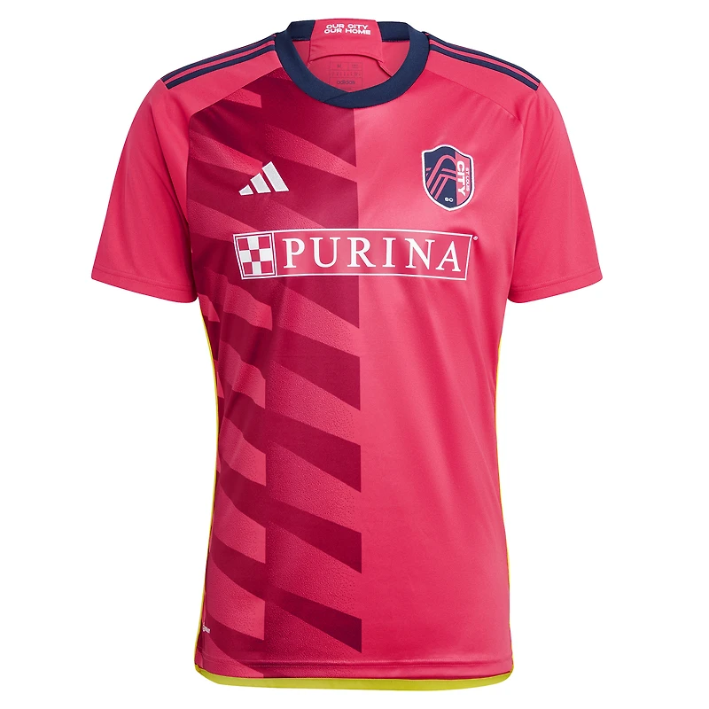 Men's adidas João Klauss Red St. Louis CITY SC 2023 Kit Replica Jersey