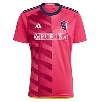 Men's adidas João Klauss Red St. Louis CITY SC 2023 Kit Replica Jersey