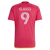 Men's adidas João Klauss Red St. Louis CITY SC 2023 Kit Replica Jersey