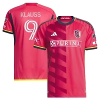 Men's adidas João Klauss Red St. Louis City SC 2023 The Spirit Kit Authentic Jersey