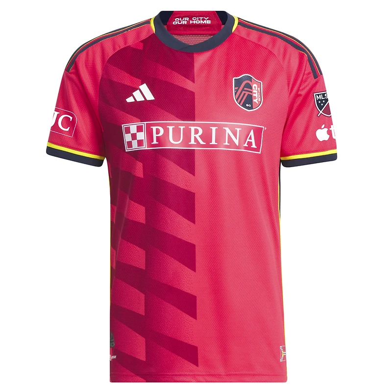 Men's adidas João Klauss Red St. Louis City SC 2023 The Spirit Kit Authentic Jersey