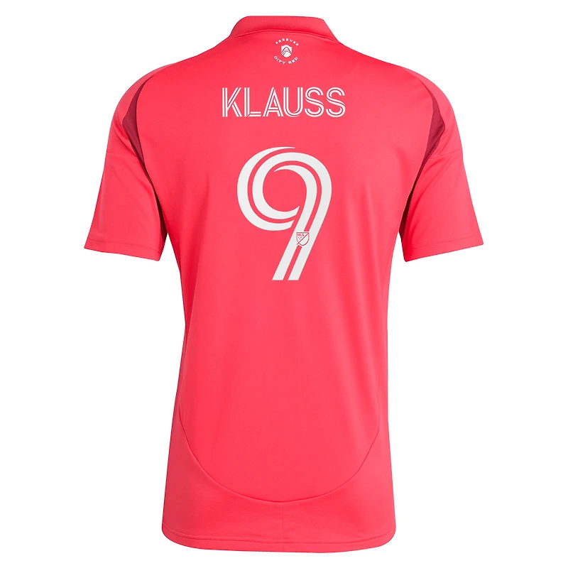 Men's adidas João Klauss Red St. Louis CITY SC 2025 Forever Replica Player Jersey
