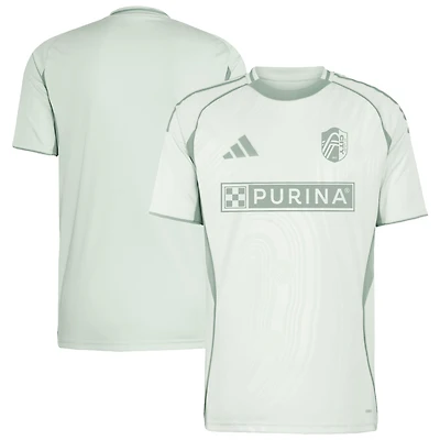 Men's adidas Light Green St. Louis City SC 2025 One Planet Pre-Match Top