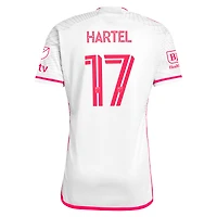 Men's adidas Marcel Hartel White St. Louis City SC 2024 The Confluence Kit Authentic Player Jersey