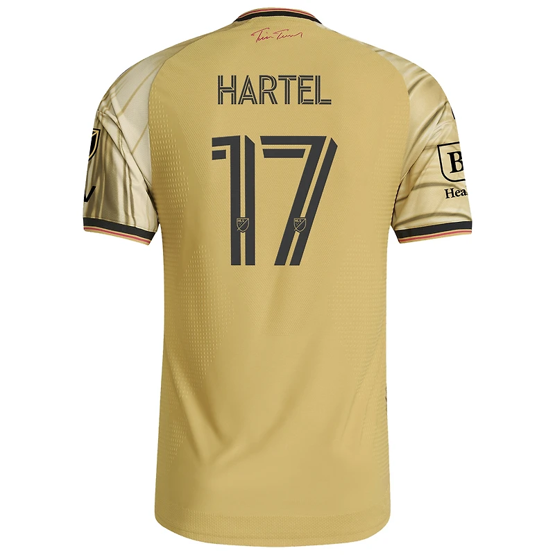Men's adidas Marcel Hartel Yellow St. Louis CITY SC 2026 The Tina Turner Kit On-Field Authentic Patch Jersey