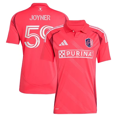 Men's adidas MyKhi Joyner Red St. Louis CITY SC 2025 Forever Replica Jersey