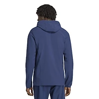 Men's adidas  Navy St. Louis CITY SC Tiro Travel Full-Zip Hooded Windbreaker