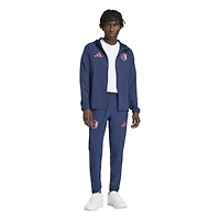 Coupe-vent à capuche zippé adidas St. Louis CITY SC Tiro Travel pour homme, bleu marine