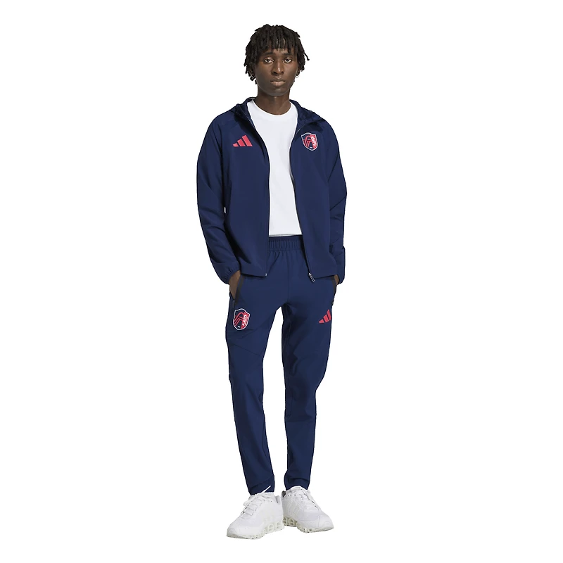 Pantalon de voyage adidas St. Louis CITY SC Tiro bleu marine pour homme