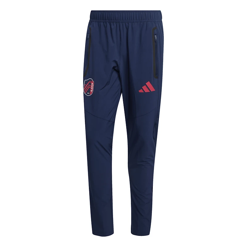 Pantalon de voyage adidas St. Louis CITY SC Tiro bleu marine pour homme