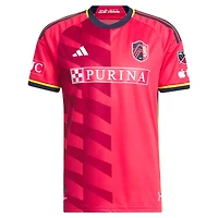 Maillot authentique adidas rouge St. Louis CITY SC 2023 pour homme