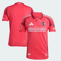 Maillot adidas rouge authentique Forever City St. Louis SC 2025 pour homme