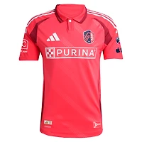 Men's adidas Red St. Louis CITY SC 2025 Forever On-Field Authentic Jersey