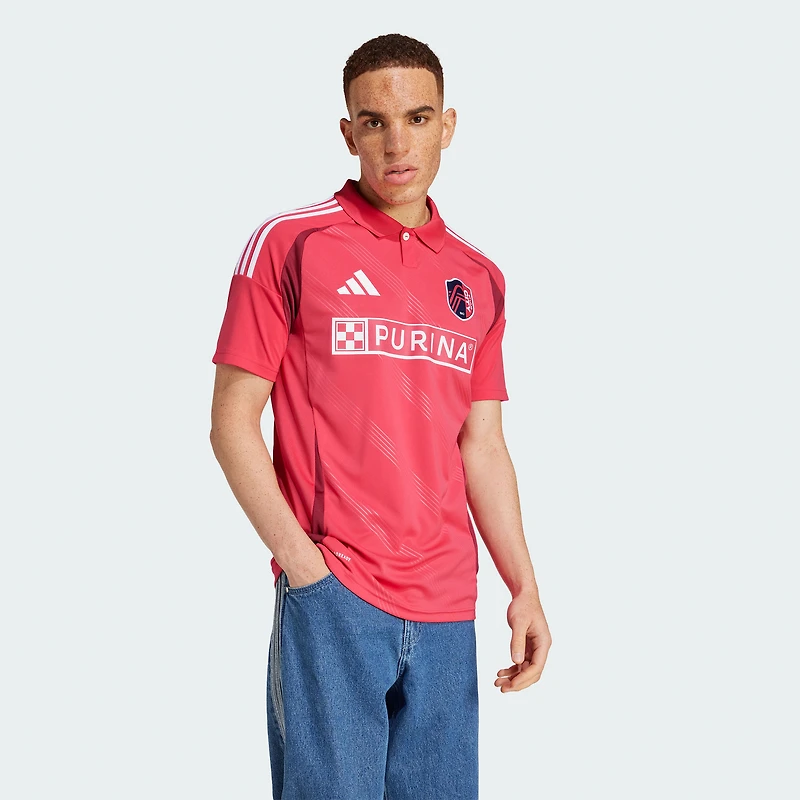 Men's adidas  Red St. Louis CITY SC 2025 Forever Replica Jersey