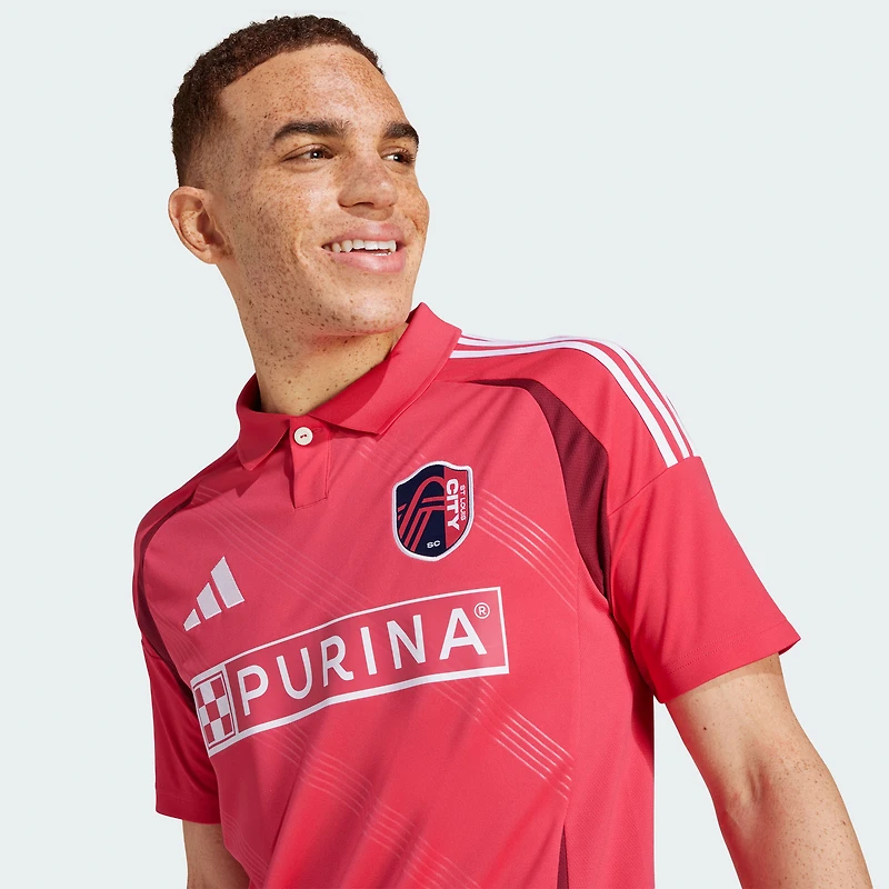 Maillot réplique rouge adidas St. Louis CITY SC 2025 Forever pour homme