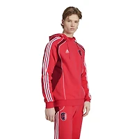 Men's adidas Red St. Louis City SC 2025 Travel Pullover Hoodie