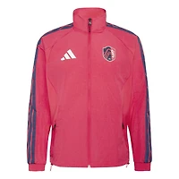 Men's adidas  Red St. Louis CITY SC 2026 Anthem Raglan Full-Zip Jacket