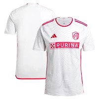 Men's adidas  White St. Louis City SC 2024 The Confluence Kit Replica Jersey