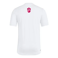 T-shirt adidas blanc St. Louis City SC 2025 pour homme avec maillot Hook AEROREADY
