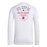 Men's adidas White St. Louis City SC Local Stoic Long Sleeve T-Shirt