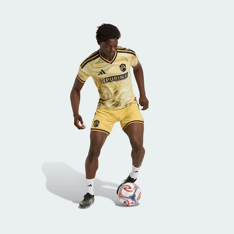 Men's adidas Yellow St. Louis CITY SC 2026 On-Field Authentic Shorts