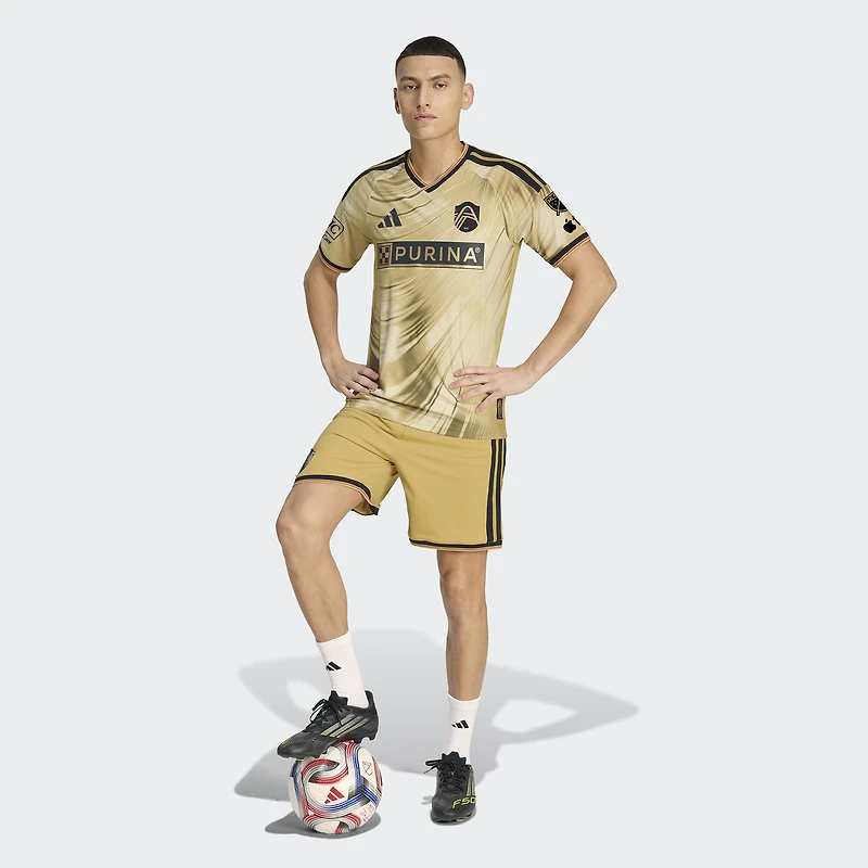 Men's adidas Yellow St. Louis CITY SC 2026 The Tina Turner Kit On-Field Authentic Patch Jersey