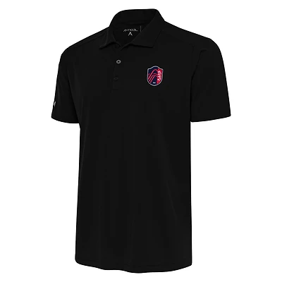 Polo Apex noir Antigua pour homme du St. Louis City SC