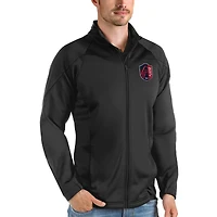 Men's Antigua Black St. Louis City SC Links Full-Zip Golf Jacket