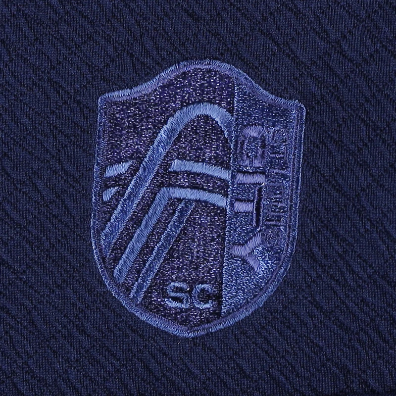 Men's Antigua Navy St. Louis City SC Streamer Diamond Button-Up Shacket