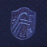 Men's Antigua Navy St. Louis City SC Streamer Diamond Button-Up Shacket