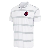 Polo Groove blanc Antigua pour homme du St. Louis City SC