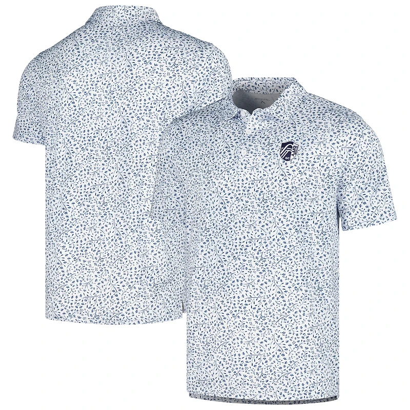 Polo Antigua blanc St. Louis City SC Motion pour homme