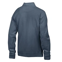 Men's  Blue St. Louis CITY SC Logo ComfortWash Fleece Quarter-Zip Jacket