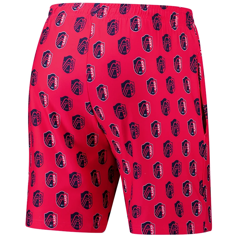 Ensemble de 2 shorts Concepts Sport Rouge St. Louis City SC Record pour hommes