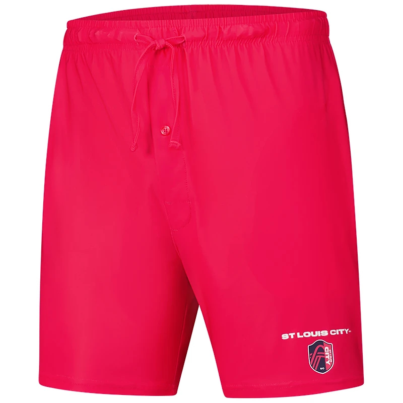 Ensemble de 2 shorts Concepts Sport Rouge St. Louis City SC Record pour hommes
