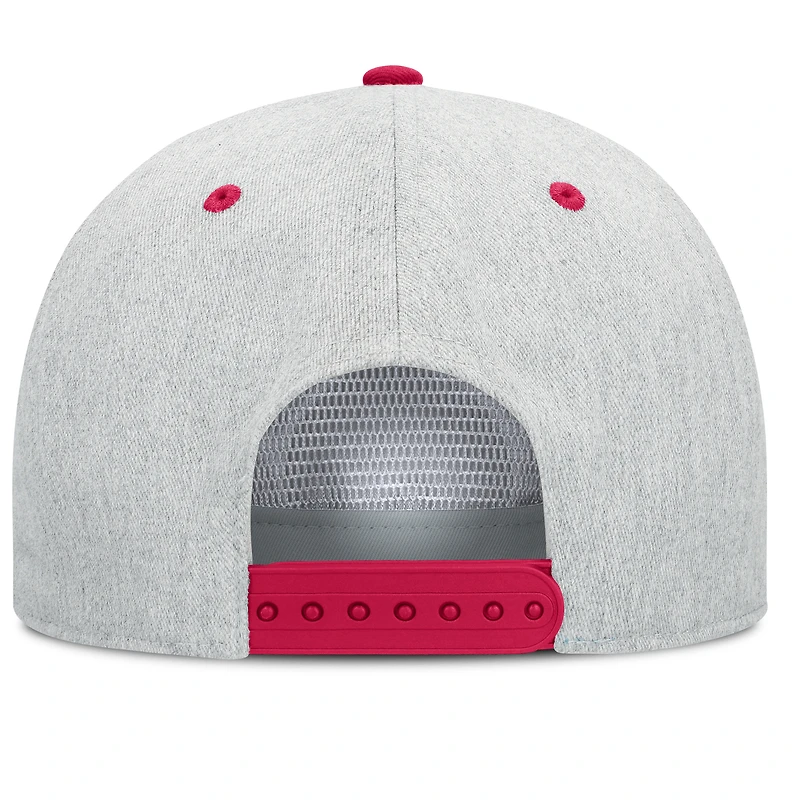 Casquette snapback de golfeur Fanatics Heather Grey St. Louis City SC Chip pour homme