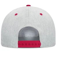 Casquette snapback de golfeur Fanatics Heather Grey St. Louis City SC Chip pour homme