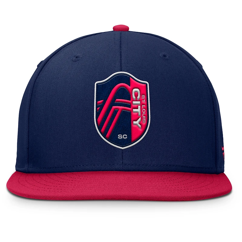 Men's Fanatics Navy St. Louis CITY SC Batters Box Snapback Hat