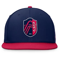 Men's Fanatics Navy St. Louis CITY SC Batters Box Snapback Hat