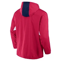 Veste à capuche tissée quart de zip St. Louis City SC Free Kick pour homme Fanatics Red